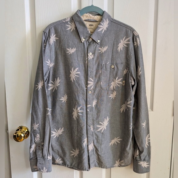 Vans Off The Wall - Men’s Floral Button Down - Picture 1 of 3